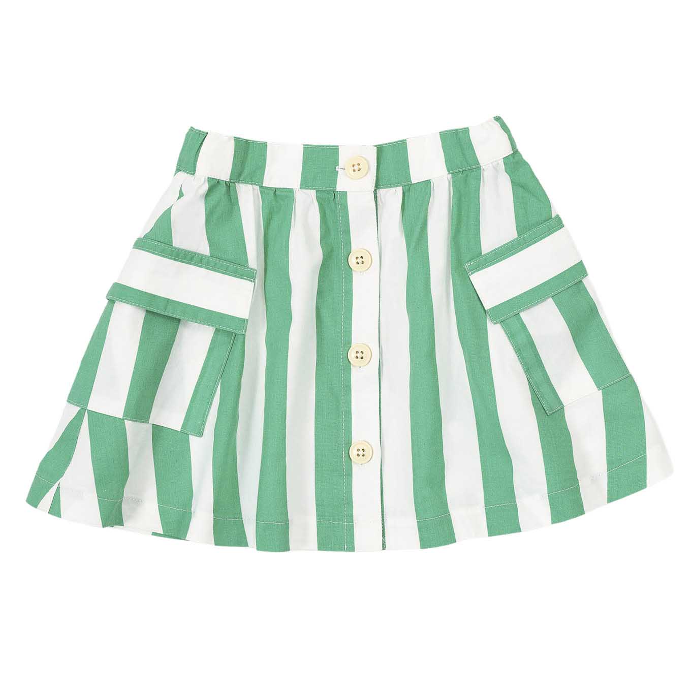 Goldie + Ace Happy Stripe Pocket Skirt 3-5Y